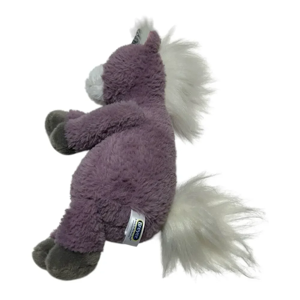 Breyer Purple Unicorn Plush Cuddle Buddies Willow Horse Stuffed Animal Retired